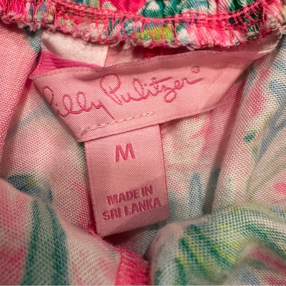Lilly Pulitzer Women’s Dahlia Scalloped Elastic Shorts Multi-color Size M - Picture 3 of 10